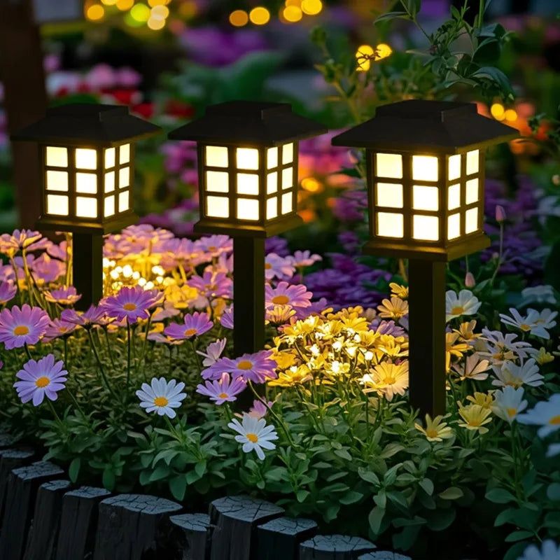 Pack Solar Pathway Light Outdoor Solar for Garden