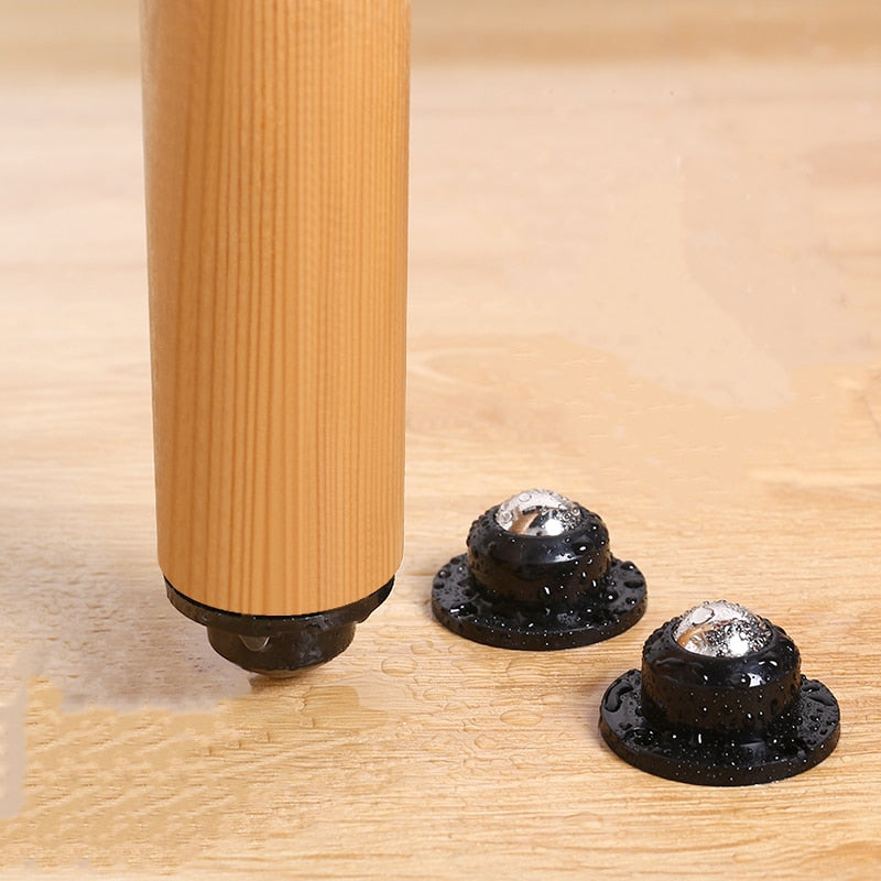 Self Adhesive Caster Mini Swivel Wheels Stainless Steel Universal - enoughdream.com