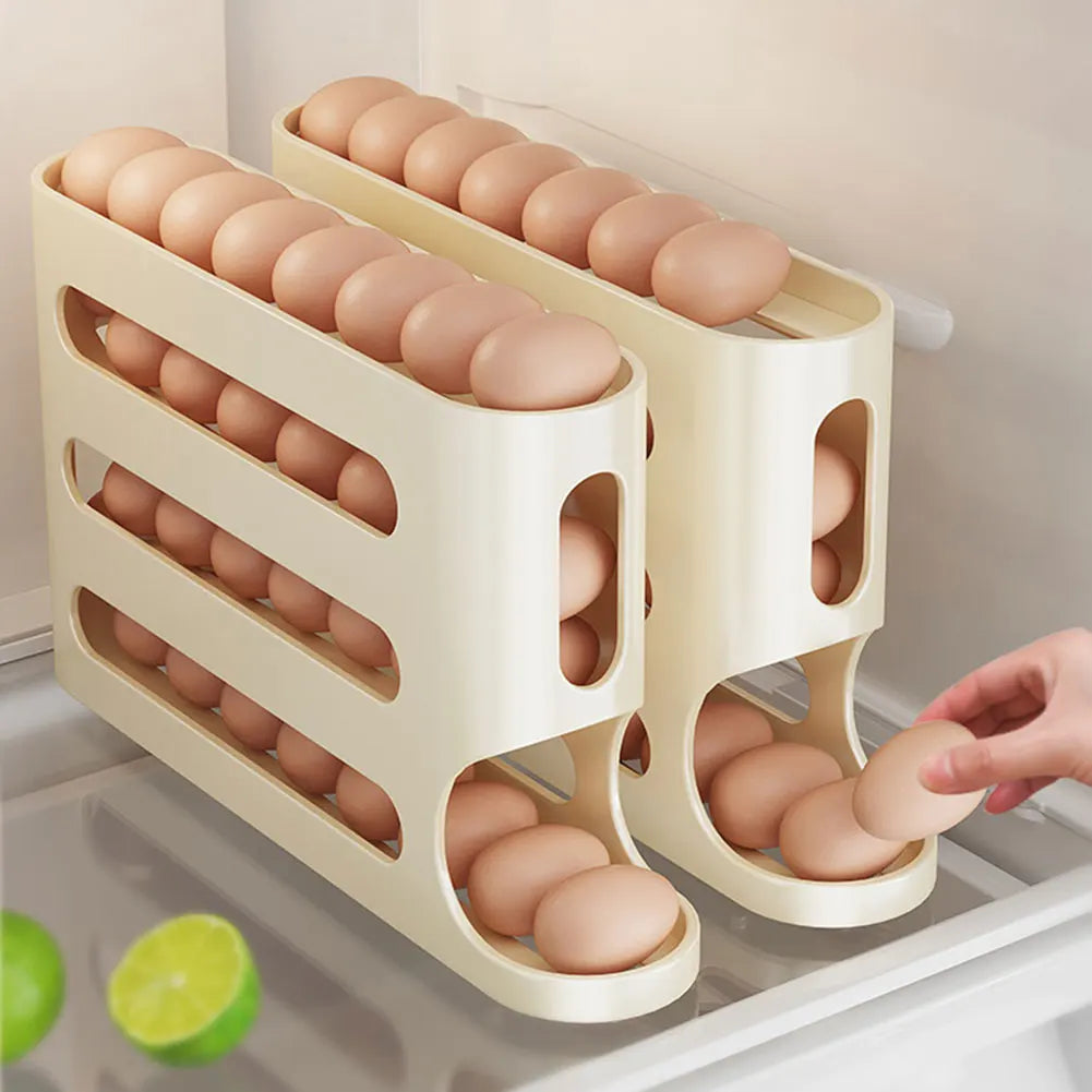 Layers Automatic Rolling Egg Holder Rack Fridge