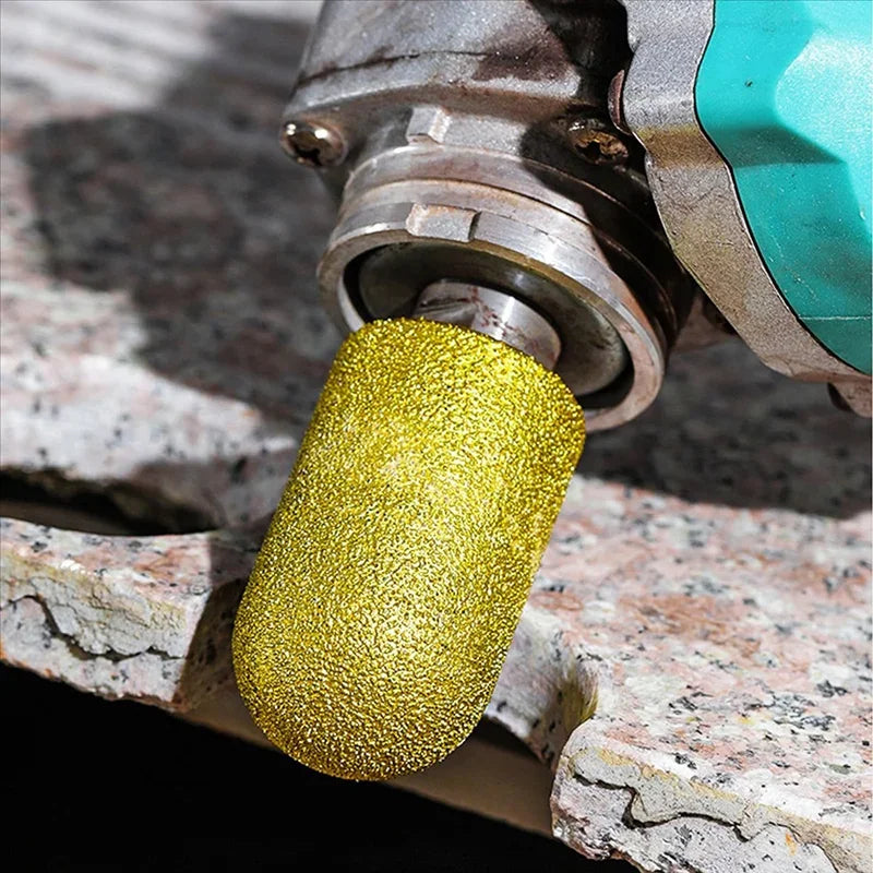 Diamond Brazed Grinding Wheel Finger Bit  Abrasive for  Quartz