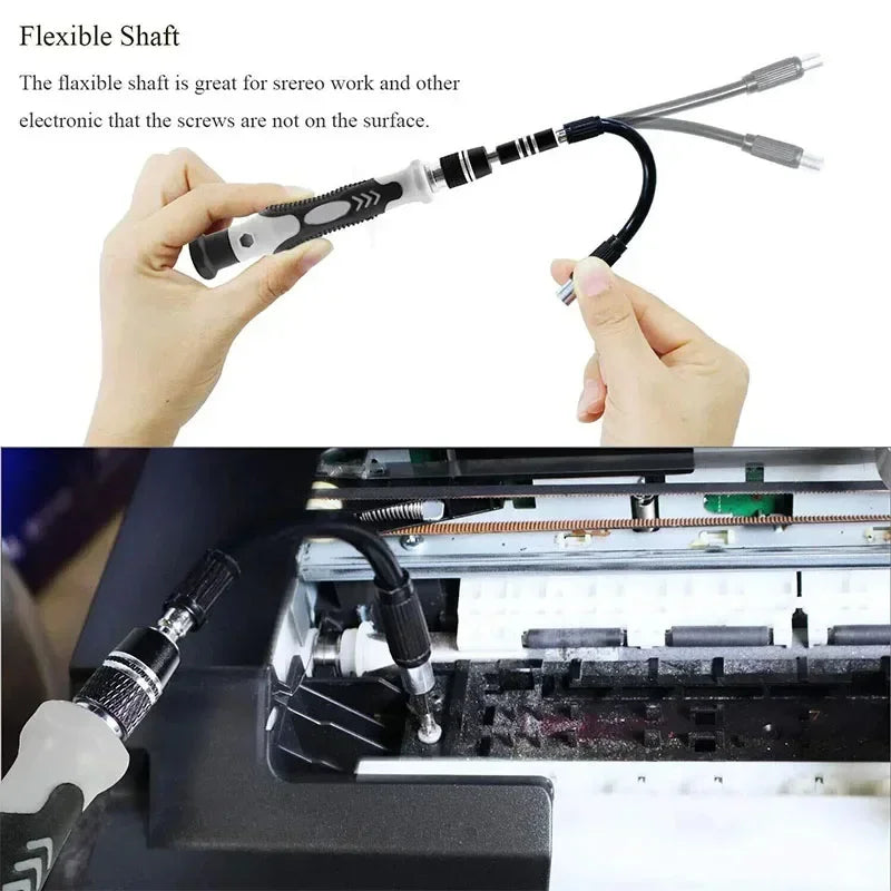 Set 115 in 1 Electronics Repair Tools  Nut Driver for Laptop Phone PC Maintenance