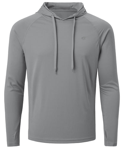 Men's Long Sleeve UPF 50+ Rash Guard Hoodie Fitness - enoughdream.com