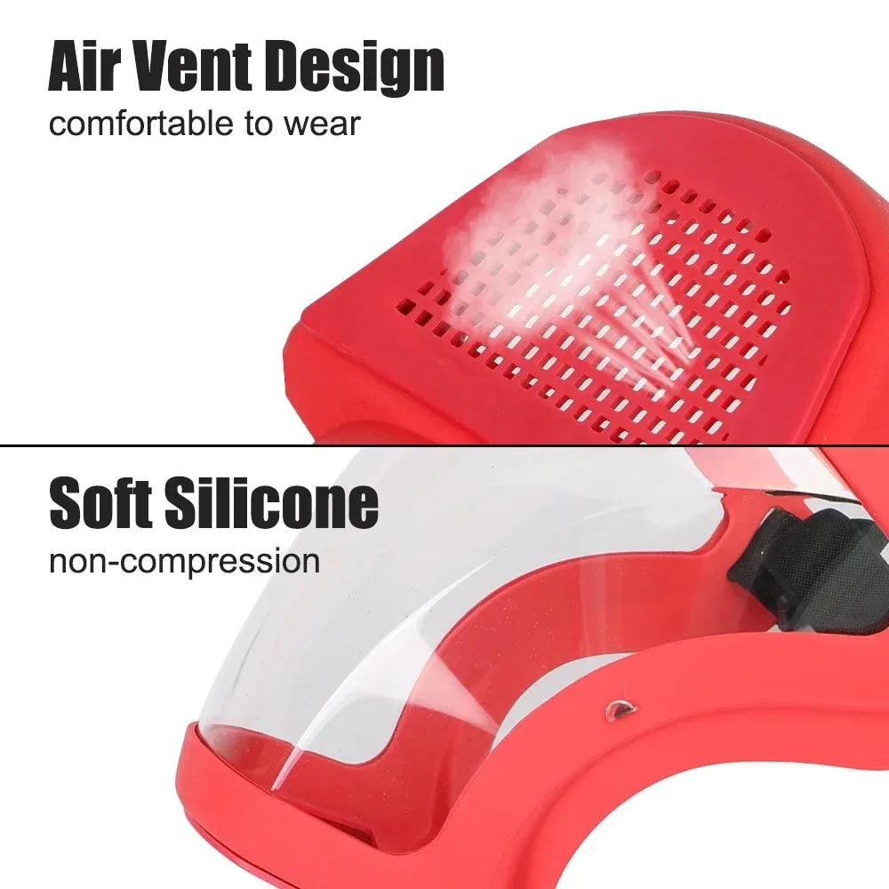 Face Shield Mask Transparent Head Eye Safety Protective  Tools