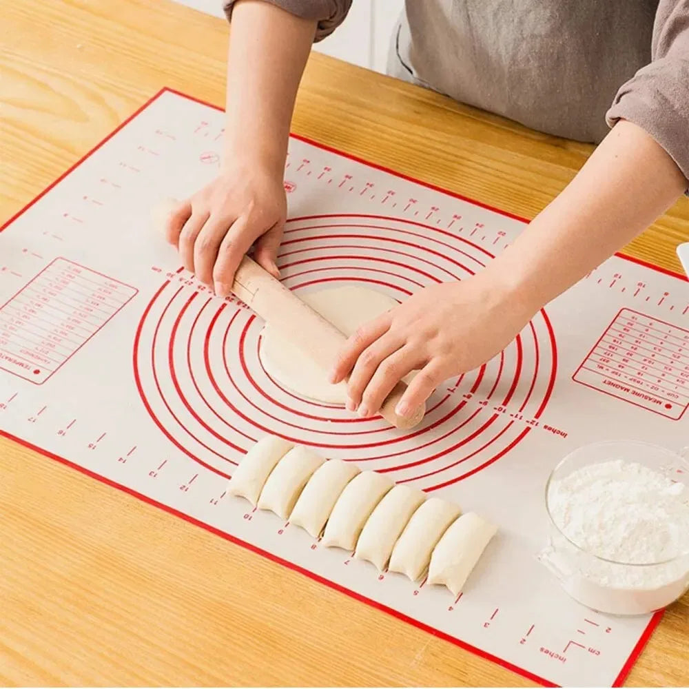 Unior 1 pcs silicone cooking mat kneading dough pad pizza bolo