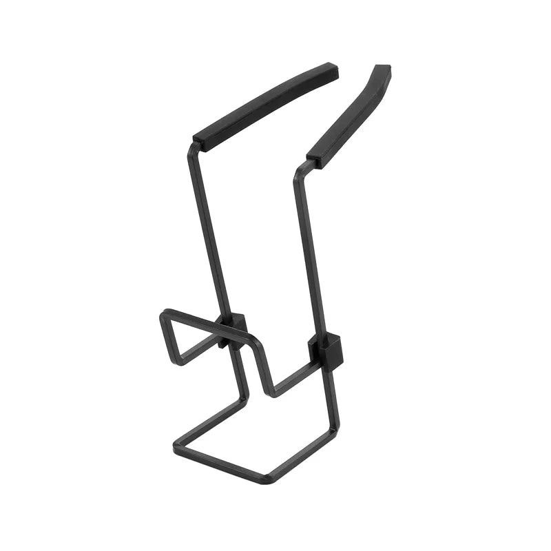 Metal kitchen sink support with drainer and sponge organizer