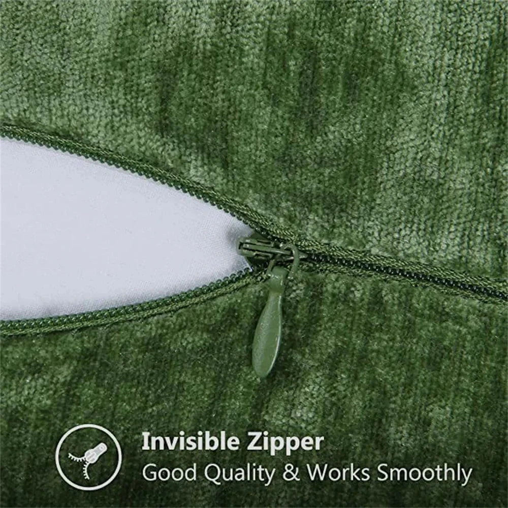 Homaxy chenille cushion cover 50x50cm decorative velvet.