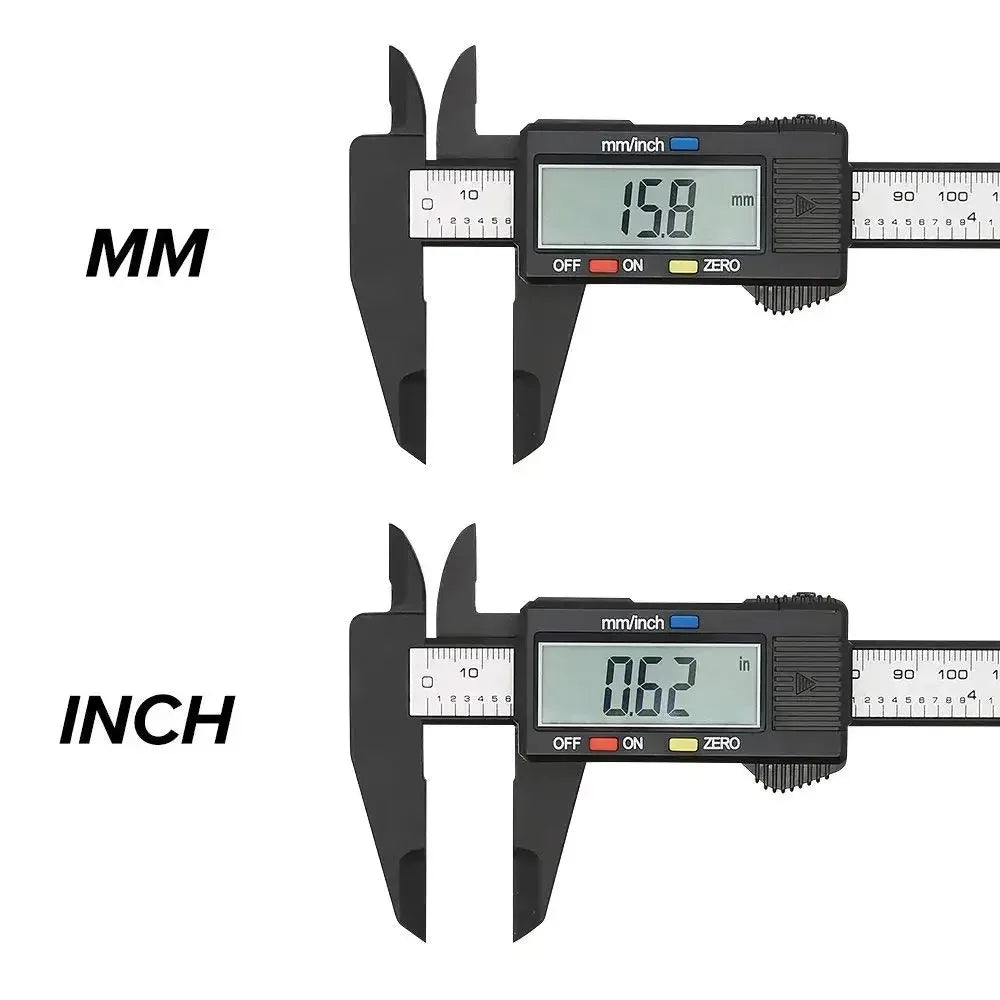 Electronic Digital Caliper Carbon Fiber Tool
