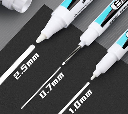 White Permanent Marker Pens 1/3Pcs - enoughdream.com