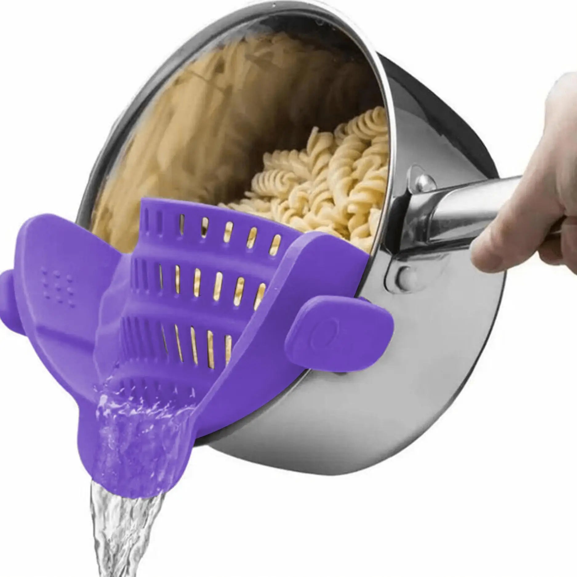 Pot Strainer Adjustable Clip On  For Pots Pans And Bowls