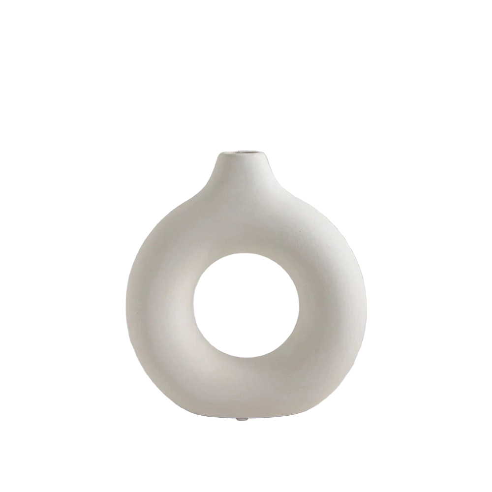Nordic Vase Circular -  Vase For Home Living Room Decoration