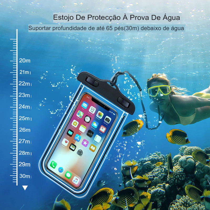Bolsa de Proteção Universal à Prova D'água para Celulares (5 Cores Disponíveis) - A.S Foco