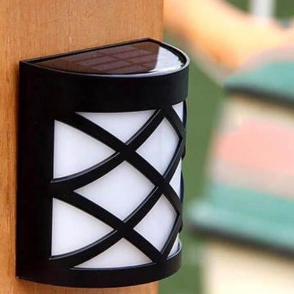 Luz LED de Parede para Jardim com Painel Solar - A.S Foco