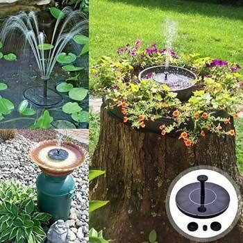 Fonte para Pássaros com Painel Solar e Kit de Fácil Instalação - Melhor Adição para seu Jardim! - A.S Foco