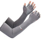Mangas de braço esportivas proteção solar UV mangas geladas com punho de 5 dedos - A.S Foco