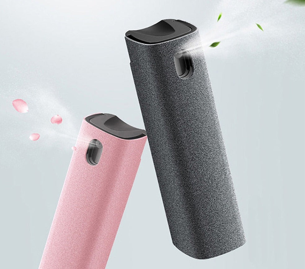 2 In 1 Phone Screen Cleaner Spray Computer Screen Dust Removal Microfiber - enoughdream.com