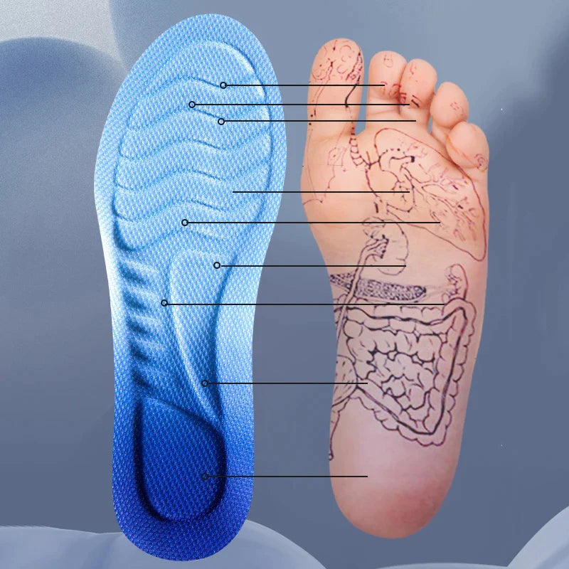 4D Cloud Technology Sports Insoles for Shoes PU Sole - enoughdream.com