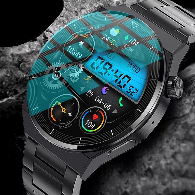 Relógio Inteligente huawei xiaomi nfc gt3 pro amoled 390*390 tela hd smartwatch 2023f - A.S Foco