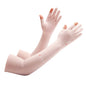 Mangas de braço esportivas proteção solar UV mangas geladas com punho de 5 dedos - A.S Foco