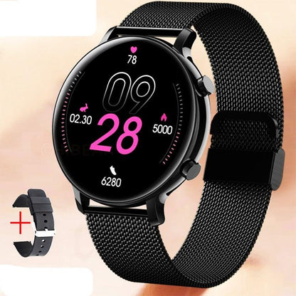 Relógio Inteligente de chamada Bluetooth feminino ECG+PPG smartwatch-ChiBear - A.S Foco