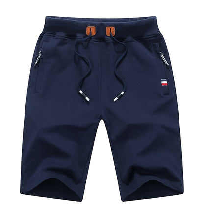 2023 New Men's Shorts Summer Breeches Cotton Casual Sweat Bermudas - enoughdream.com