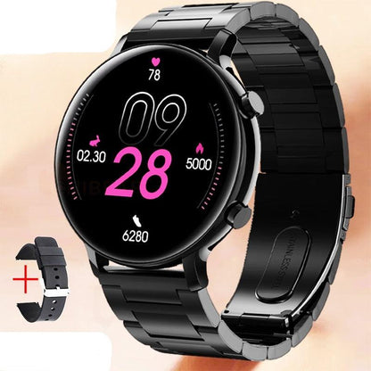 Relógio Inteligente de chamada Bluetooth feminino ECG+PPG smartwatch-ChiBear - A.S Foco