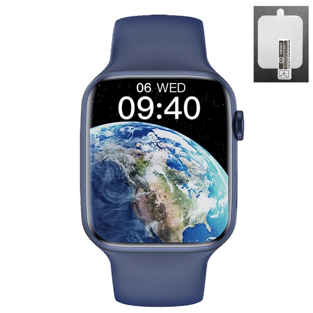 Relógio Inteligente Série 8 W28 Pro + Masculino Feminino Chamada Bluetooth Carregamento sem fio Discagem Personalizada Smartwatch Suporte NFC Siri - A.S Foco