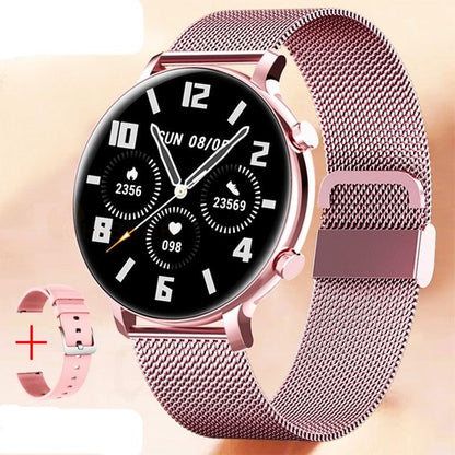 Relógio Inteligente de chamada Bluetooth feminino ECG+PPG smartwatch-ChiBear - A.S Foco