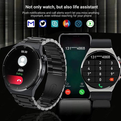 Relógio Inteligente huawei xiaomi nfc gt3 pro amoled 390*390 tela hd smartwatch 2023f - A.S Foco