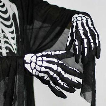 Luvas Esqueleto 3D Extravagantes - A.S Foco