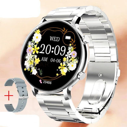 Relógio Inteligente de chamada Bluetooth feminino ECG+PPG smartwatch-ChiBear - A.S Foco