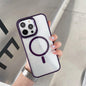 Capa de telefone magnética para iPhone 13 Pro Max 14 Plus 12 14 Pro Max Transparente - A.S Foco