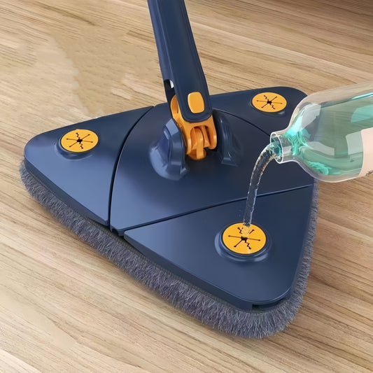 Triangle 360 Cleaning Mop Telescopic Household Ceiling Cleaning Brush - enoughdream.com