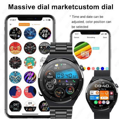 Relógio Inteligente huawei xiaomi nfc gt3 pro amoled 390*390 tela hd smartwatch 2023f - A.S Foco