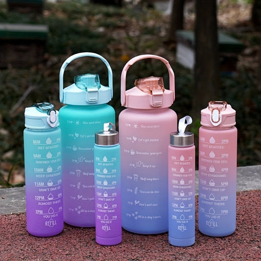 3PCS Sports Water Bottle, Perfect For Office, School - enoughdream.com