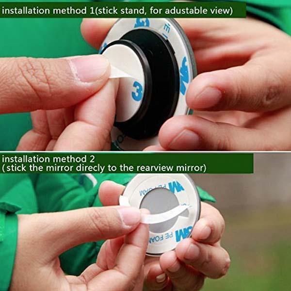 2 Peças de Jogo de Espelhos para Ponto Cegos de Retrovisores - A.S Foco