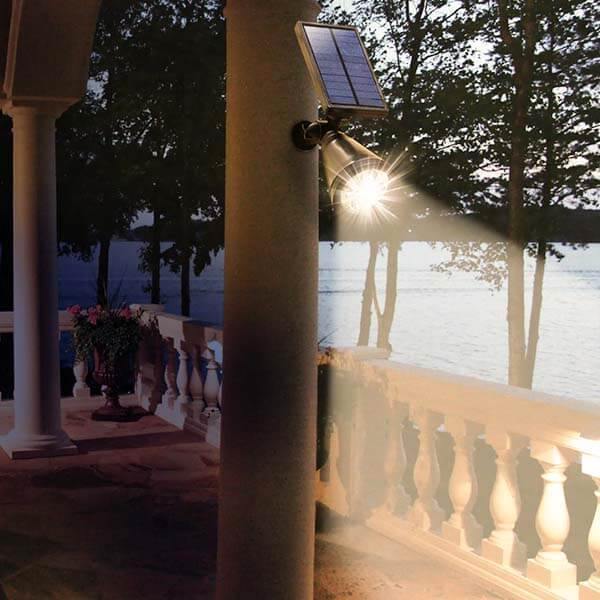 Luz de Foco Externa com Painel Solar de 1ª Linha - A.S Foco