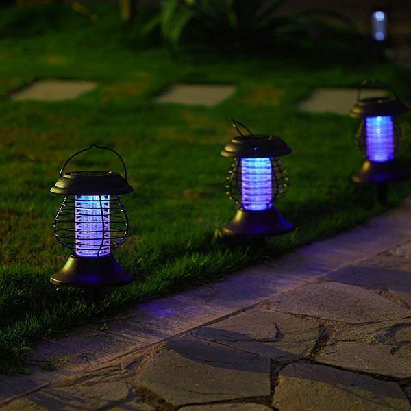 Lanterna Eliminadora de Mosquitos com painel solar - A.S Foco