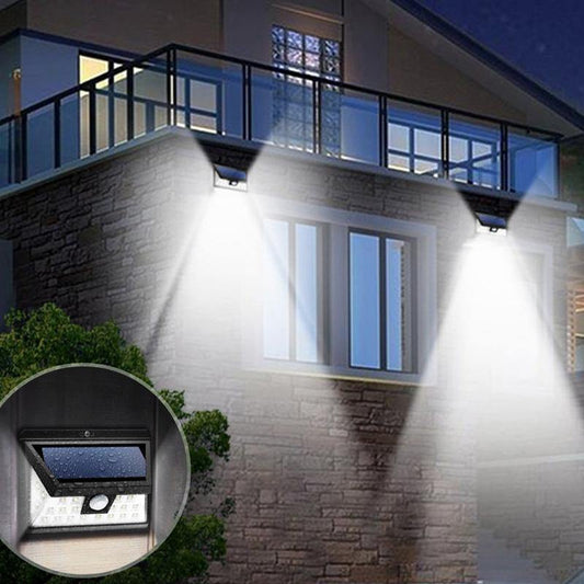 Luz de Segurança (Ampla) com Sensor de Movimento e Painel Solar- Desfrute de Uma Iluminação mais Ampla! - A.S Foco